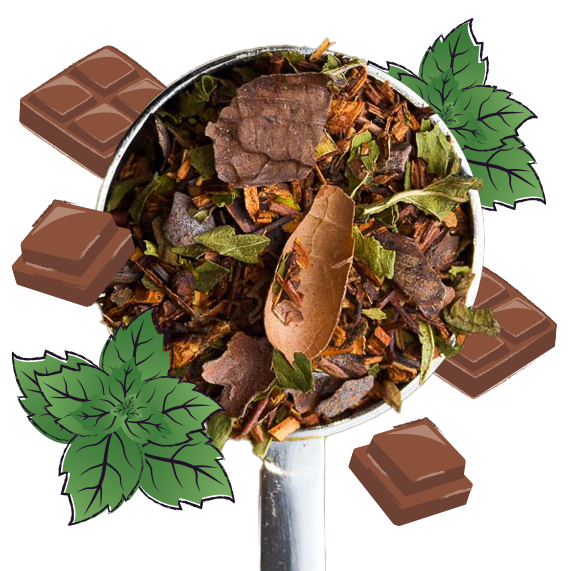 Mint Choc Rooibos tea ingredients