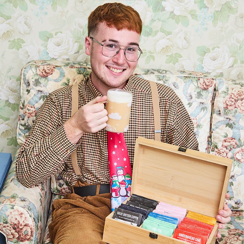 bamboo tea chest happy customer