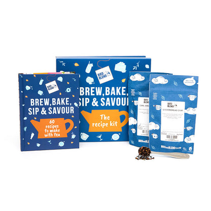 brew bake sip and savour recipe kit with contents