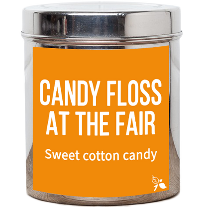 candy floss at the fair tea tin