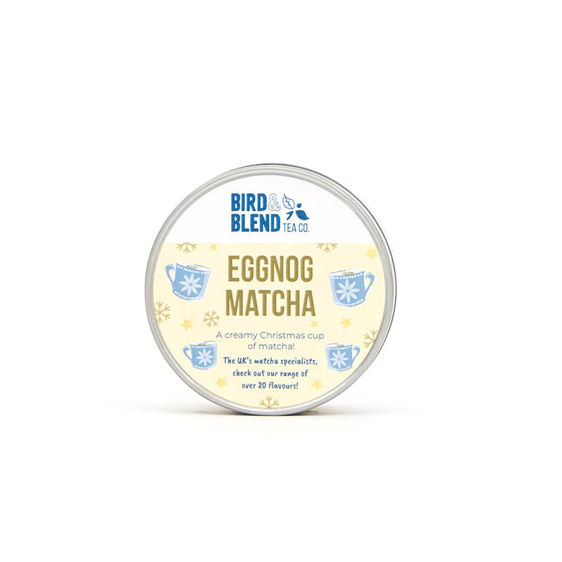 eggnog matcha tin