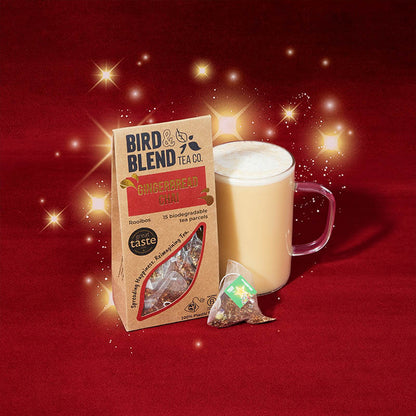 gingerbread chai tea bag gift