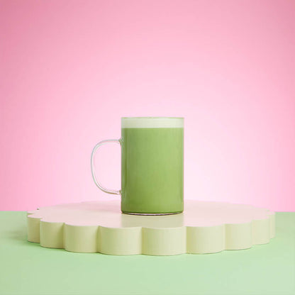 hot matcha latte