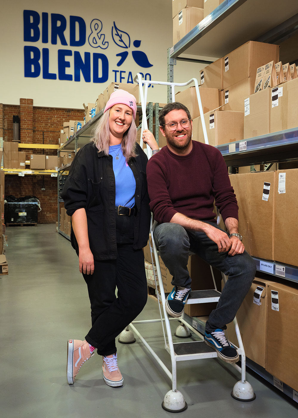 Krisi and Mike Bird & Blend Tea Co founders