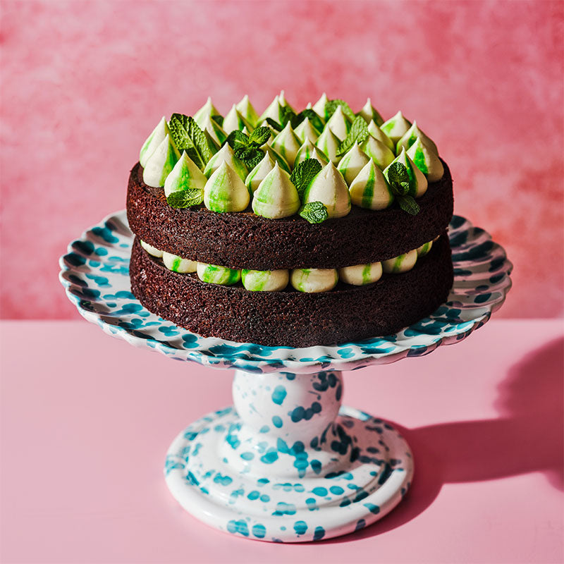 Peppermint and Chocolate Tea Infused Cake