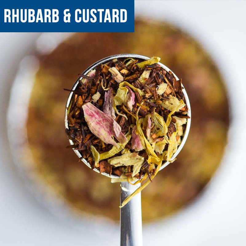 rhubarb and custard tea