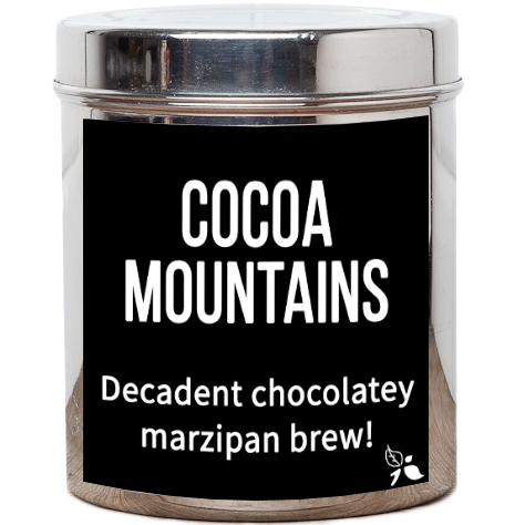 Cocoa mountains black tea tin