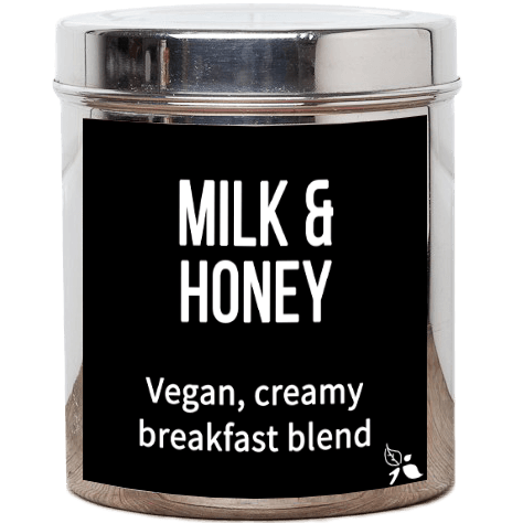 milk and honey loose leaf tea tin