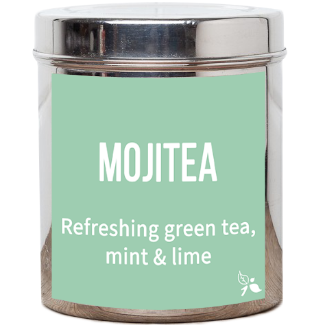 mojitea mint loose leaf green tea